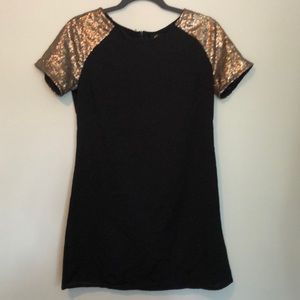 Short sparkle sleeve dress